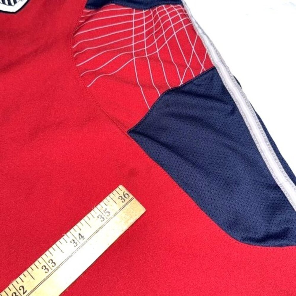 Nike Team USA Red Soccer Jersey Serna #17 Mens L Polyester Made In El Salvador - Picture 11 of 11
